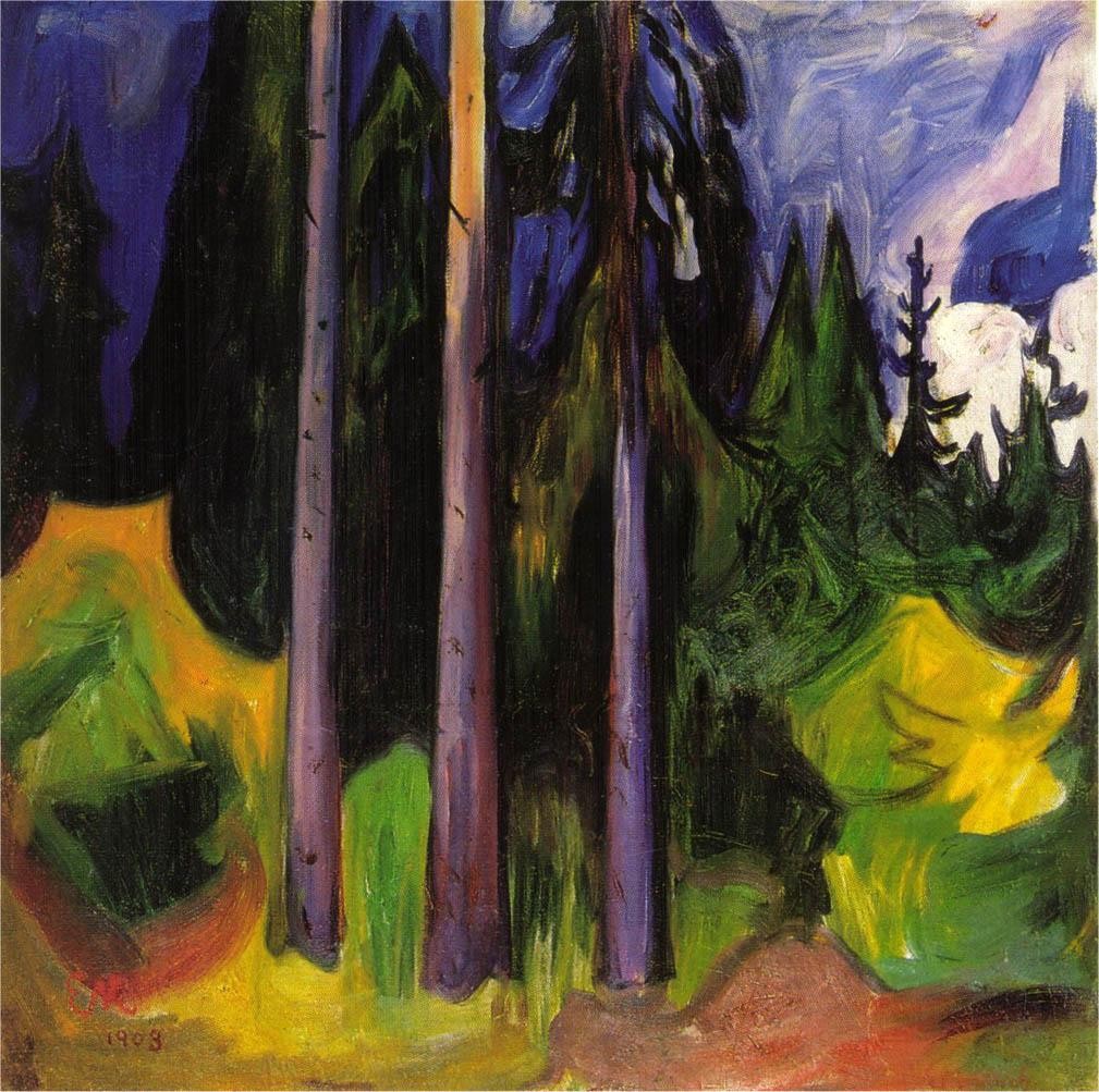 Edvard Munch Forest